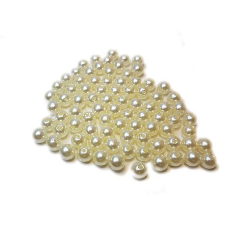 BEAD COOL - Plastic Pearl - 3000pcs - Dia 4mm and 1.5mm hole