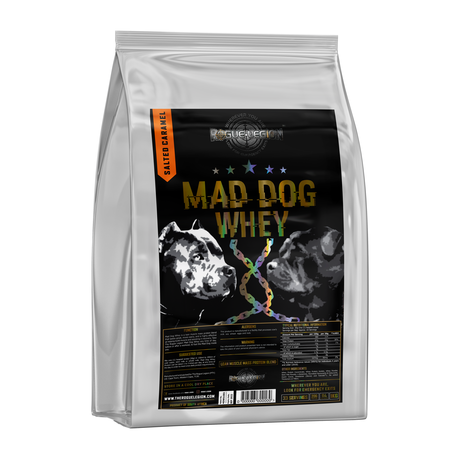 The Rogue Legion Mad Dog Whey Protein 1kg - Salted Caramel Buy Online in Zimbabwe thedailysale.shop