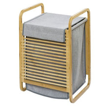 Load image into Gallery viewer, Wenko - Laundry Bin - Bamboo - Bahari Range - Slatted - 43L
