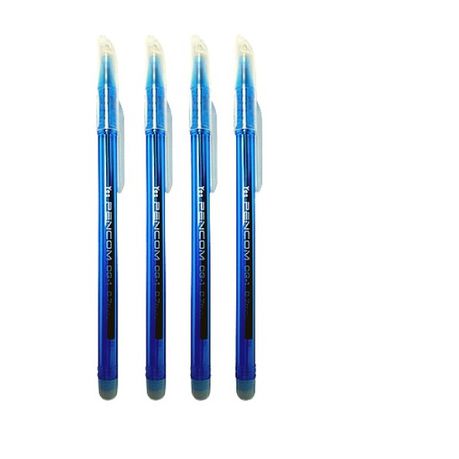 Pencom - OG1 Oil Gel 0.7mm Blue Pen with Cap Pack of 4 Buy Online in Zimbabwe thedailysale.shop