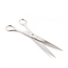 Load image into Gallery viewer, Kellermann 3 Swords Hair Scissors Nickel Plated 7 Inches FU 1408 N
