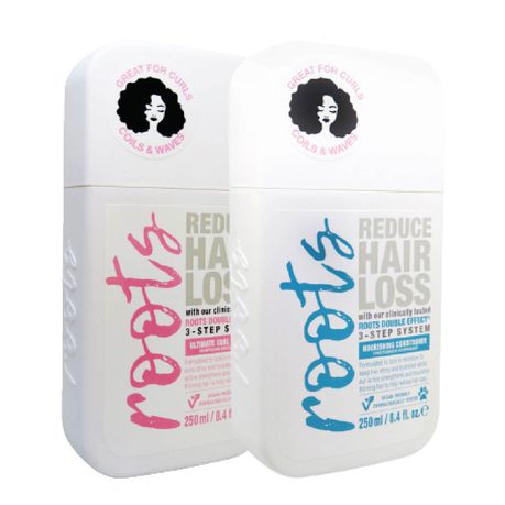 ROOTS Hair Loss Ultimate Curl Shampoo & Conditioner Buy Online in Zimbabwe thedailysale.shop