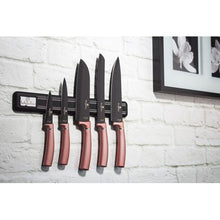 Load image into Gallery viewer, Berlinger Haus 6-Piece Knife Set with Magnetic Hanger - i-Rose Edition
