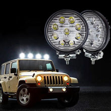 Load image into Gallery viewer, Car LED Spot Light Working Light Round 27W
