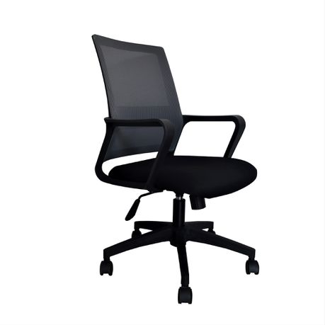 Monaco office chair (BLACK & GREY) Buy Online in Zimbabwe thedailysale.shop