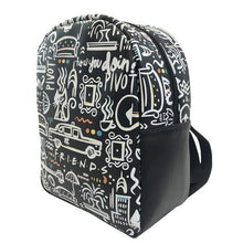 Load image into Gallery viewer, Friends All Over Backpack - Black
