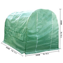 Load image into Gallery viewer, Greenhouse Tunnel Tent-3m(L) x 2m(W)x2m(H)
