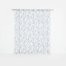 Load image into Gallery viewer, George &amp; Mason - Chevron Dolly Eyelet Unlined Curtain
