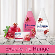 Load image into Gallery viewer, Johnson&#39;s Body Wash - Vita-Rich, Brightening, Pomegranate, 400ml x 6
