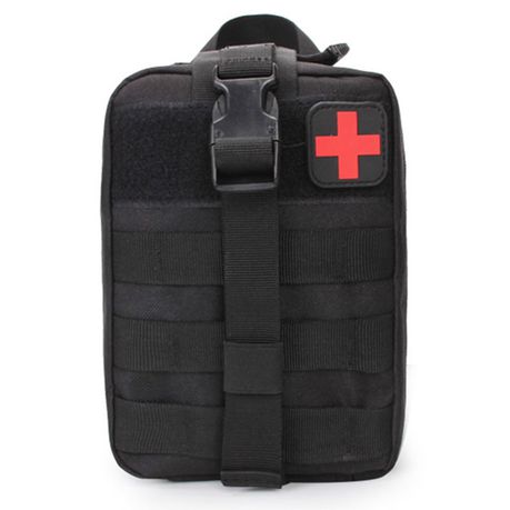 Outdoor First Aid Tactical Bag Black Buy Online in Zimbabwe thedailysale.shop