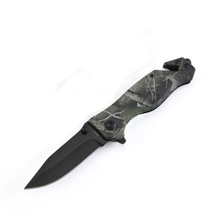 Dealer Direct Camo Rescue Knife Buy Online in Zimbabwe thedailysale.shop