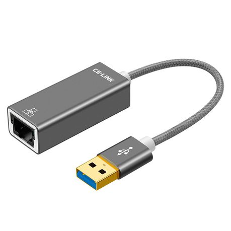 Aluminum USB 3.0 to Network Gigabit RJ45 LAN 10/100/1000 Mbps Buy Online in Zimbabwe thedailysale.shop