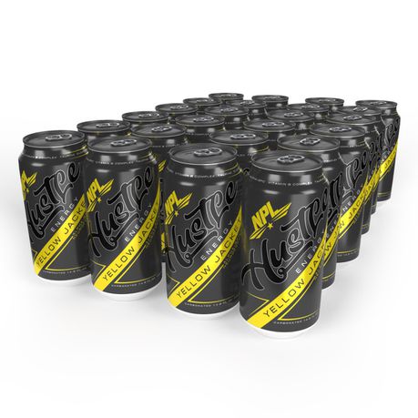 NPL Hustle Energy, Yellow Jacket - 24 Pack