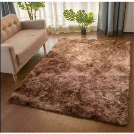 Brown Shaggy Fluffy Carpet