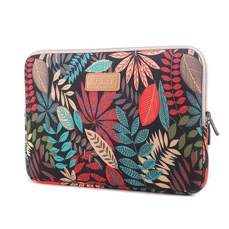 Tuff-Luv LISEN Botanical Forest 14 Canvas Laptop Sleeve Case - Black Buy Online in Zimbabwe thedailysale.shop