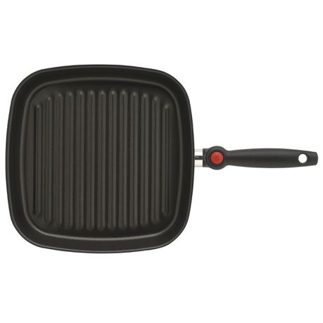 Piardi Vulcano Grey Grill Pan With Reclinable Handle 28x28cm