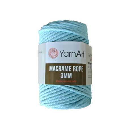 YarnArt Macrame Cord 3MM 250g Pack of 4 - Baby Blue - 775 Buy Online in Zimbabwe thedailysale.shop