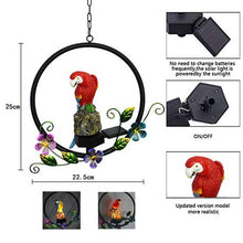 Load image into Gallery viewer, Outdoor Solar Wind Chime Light,Garden Light, Garden Decoration – Red Parrot
