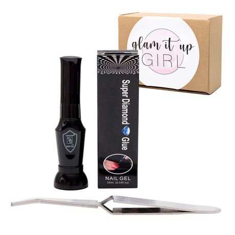 Nail Art Manicure Tool & Super Diamond Nail Glue Set Buy Online in Zimbabwe thedailysale.shop