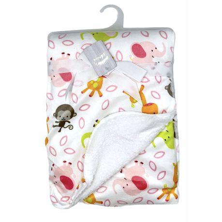 Baby Blanket - Pink Zoo Buy Online in Zimbabwe thedailysale.shop