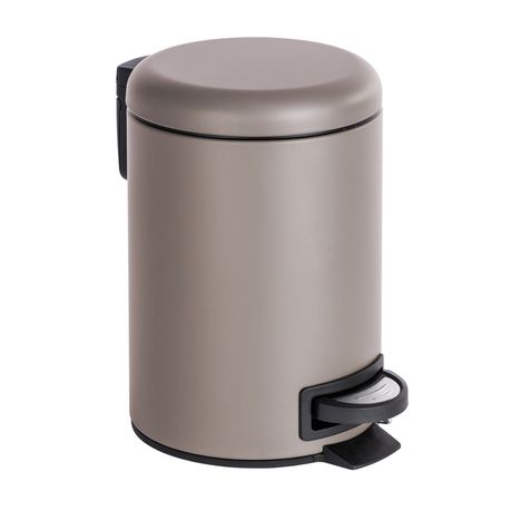 Wenko - Pedal Bin 3L - Leman Range - Matte Taupe Buy Online in Zimbabwe thedailysale.shop