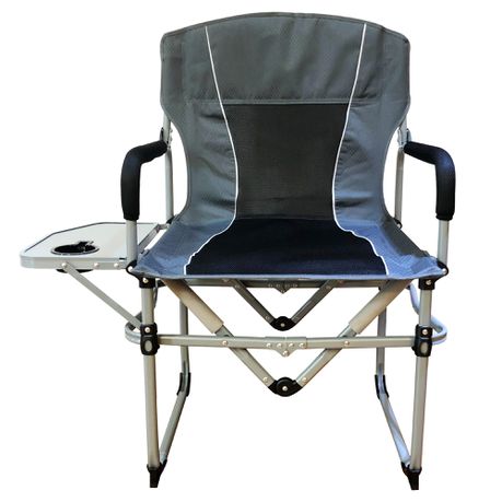 Portable Outdoor Camping Fishing Folding Director Chair with Side Table Buy Online in Zimbabwe thedailysale.shop