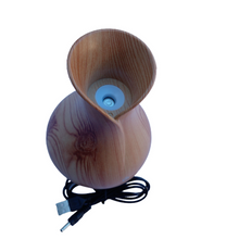 Load image into Gallery viewer, Wooden LED Humidifying Lamp
