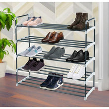 Load image into Gallery viewer, Knight 5 Tier Heavy Duty Metal Shoe Rack Holder Organiser Multi Purpose
