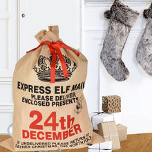 Load image into Gallery viewer, Extra Large Christmas Jute Sack
