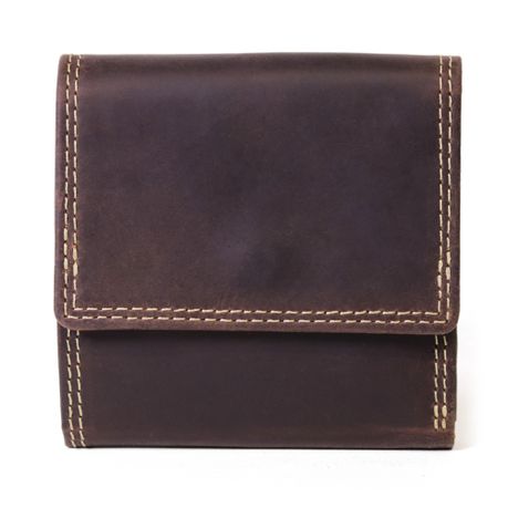 Nuvo - AW119 Brown Leather Men's Trifold Wallet