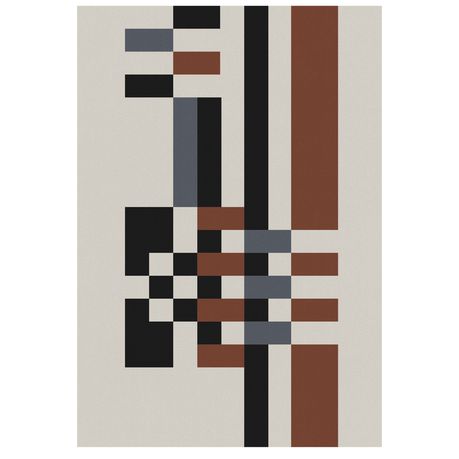 Brown-Black and Grey Cream Rug 160x230 Buy Online in Zimbabwe thedailysale.shop