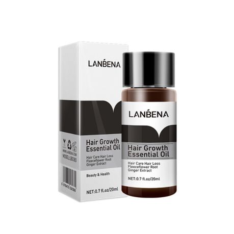 Lanbena Anti-Hair Loss Growth Essential Oil - 20ml Buy Online in Zimbabwe thedailysale.shop