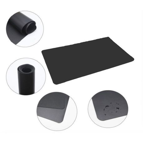 TUFF-LUV Ultra Thin Mega Desk pad Mat for Home & Office – Black (L)