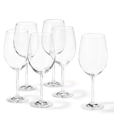 Leonardo Red Wine Glasses Bordeaux Daily: Teqton Glass 640ml – Set Of 6