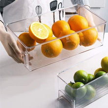 Load image into Gallery viewer, (JD-TY0679) Storage Organising Fridge Bin Clear Acrylic Rectangle Medium
