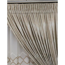 Load image into Gallery viewer, Curtain Set - 5,5m Vmate WATERFALL TAPE + 5m 18108 Linen Embroidered Voile
