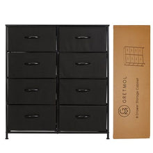 Load image into Gallery viewer, Gretmol Double Drawer Storage Cabinet - Black
