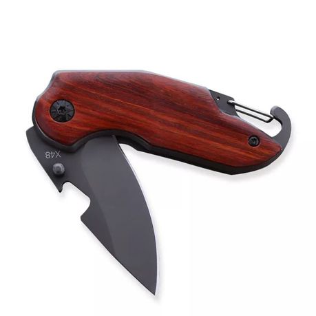 Outdoor Portable Pocket Knife Mahogany X48 Buy Online in Zimbabwe thedailysale.shop