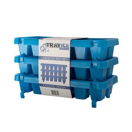 Stackable Large Ice Cube Trays - 3 Per Pack Buy Online in Zimbabwe thedailysale.shop