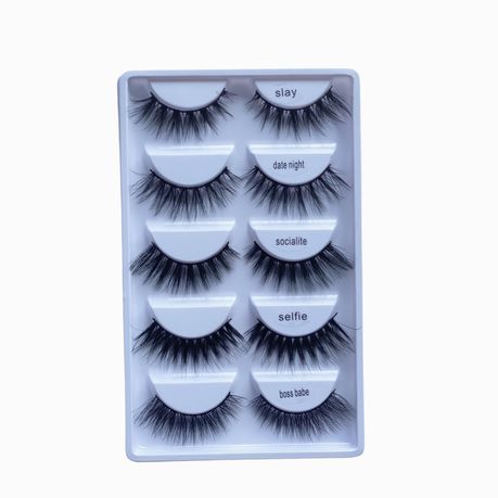 5 pack faux mink lashes Buy Online in Zimbabwe thedailysale.shop