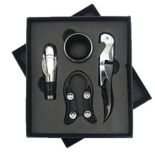 Load image into Gallery viewer, CheffyThings Wine Bottle Opener Set Black
