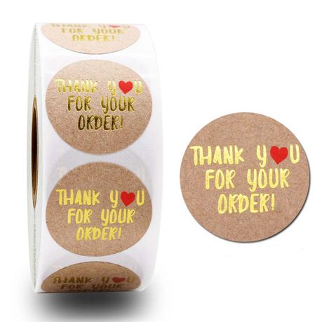 Thank You For Your Order Craft Stickers Buy Online in Zimbabwe thedailysale.shop