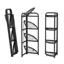 Load image into Gallery viewer, Windsor 4 Tier Corner Foldable Shelving
