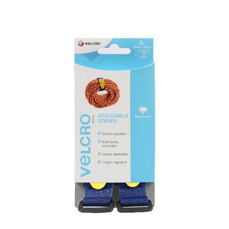 VELCRO® Brand Adjustable Strap 25mm x 92cm x 2 blue Buy Online in Zimbabwe thedailysale.shop