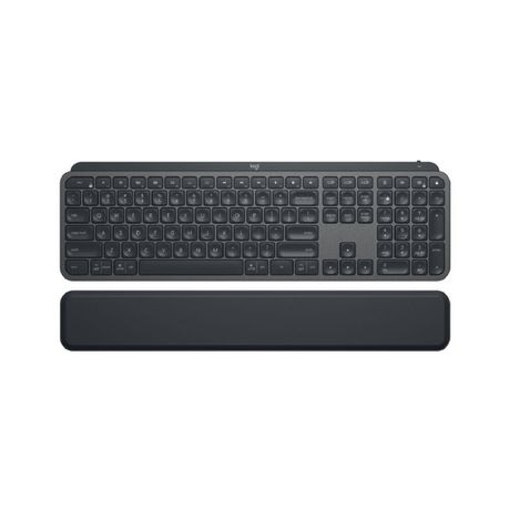 Logitech MX Keys Plus Advanced Illuminated Wireless Keyboard with Palm Rest Buy Online in Zimbabwe thedailysale.shop