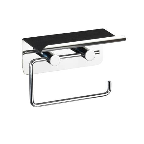 Wenko - Toilet Paper Holder With Shelf -  Stainless Steel Buy Online in Zimbabwe thedailysale.shop