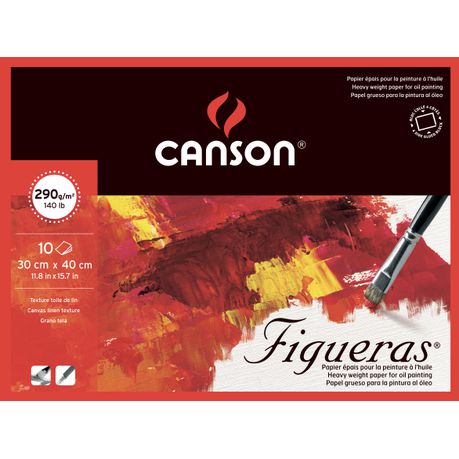 Canson Figueras Pad 4Sides 10S 42X56 290G