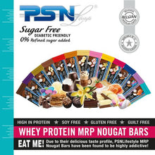 Load image into Gallery viewer, PSNLifestyle Sugar Free MRP Nougat Bars - Dark Choc Sea Salt Box - 12EA
