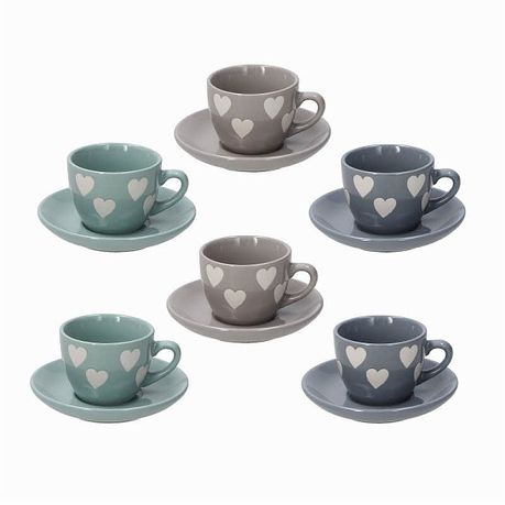 Tognana Set Of 6 Corazon Tea Cup & Saucers Buy Online in Zimbabwe thedailysale.shop