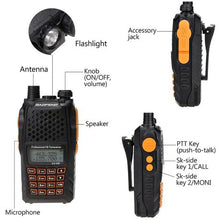 Load image into Gallery viewer, Professional walkie talkie Long Range Uhf/Vhf Walkie Talkie 7 Watt UV-6R
